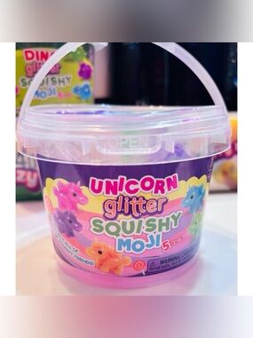 Unicorn Glitter Moji Squishy